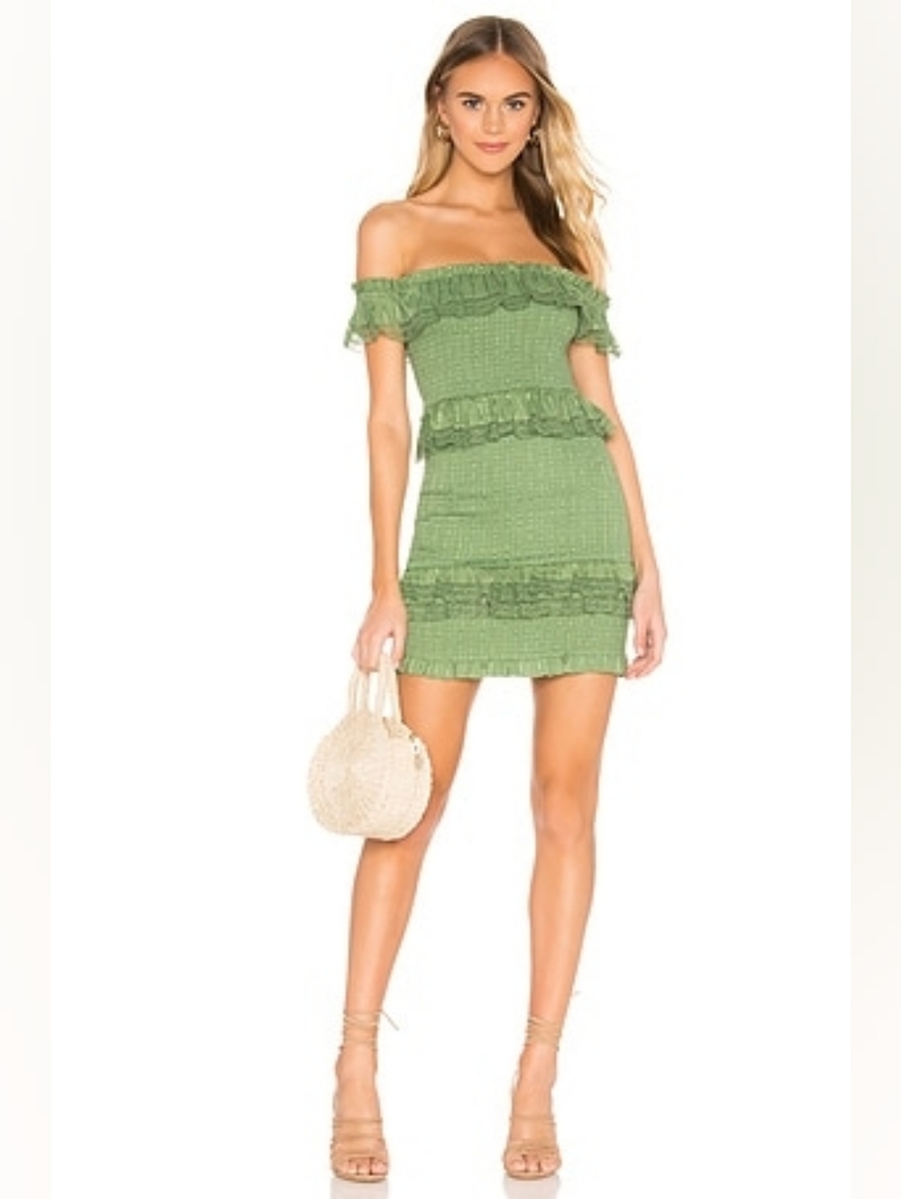 Tularosa Teri Dress in Mint Green
